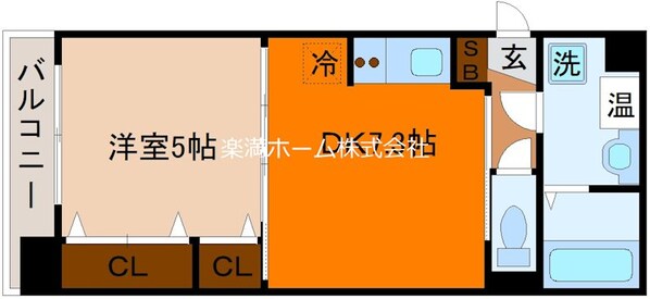 西大路御池駅 徒歩4分 5階の物件間取画像